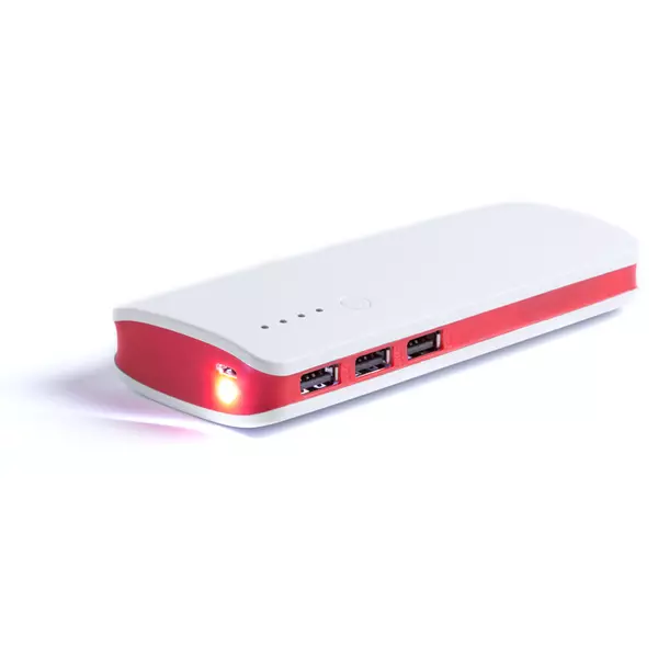 Преносима батерия 10000 mAh, 3 USB изхода с LED фенерче - Kaprin