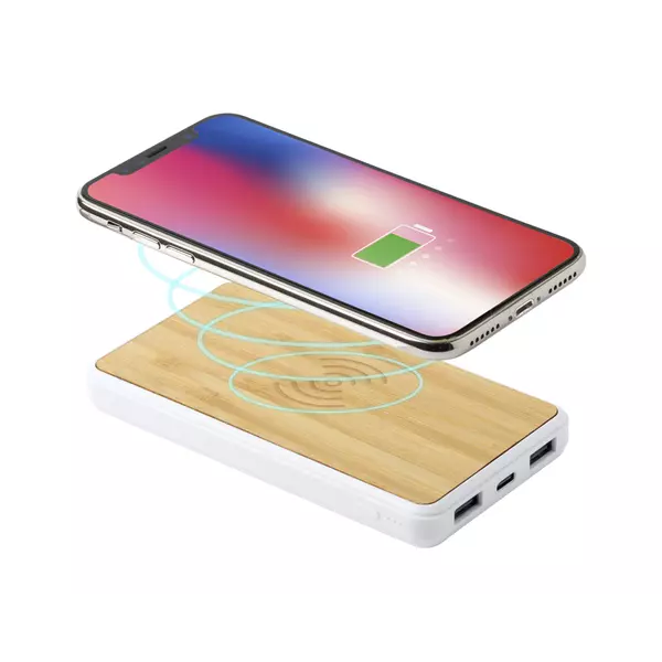 Външна батерия 8000 mAh с безжично зареждане Dickens