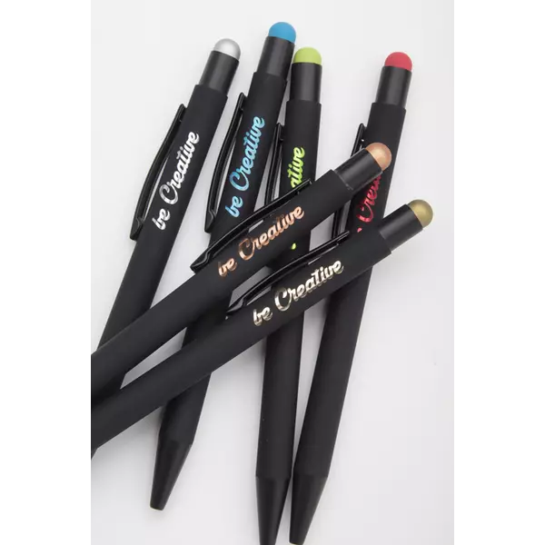 Химикалка с гумирано покритие Pearly