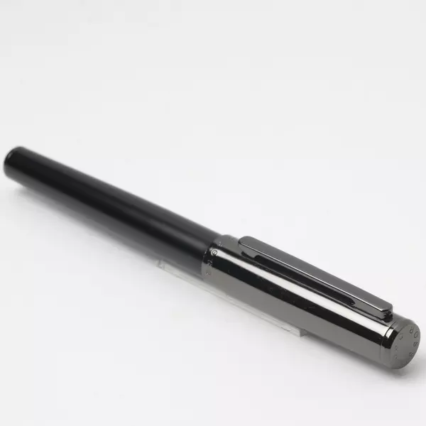 Metal fountain pen Minimal Dark Chrome