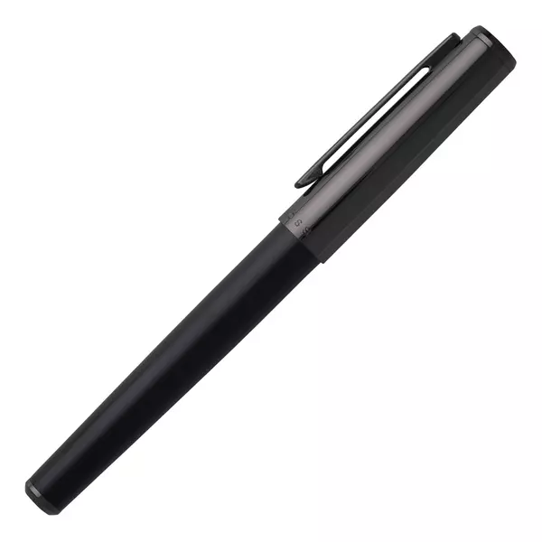 Metal fountain pen Minimal Dark Chrome