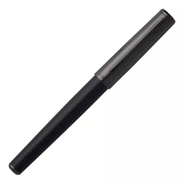 Metal fountain pen Minimal Dark Chrome