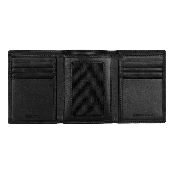 Кожен портфейл Trifold Classicals Black