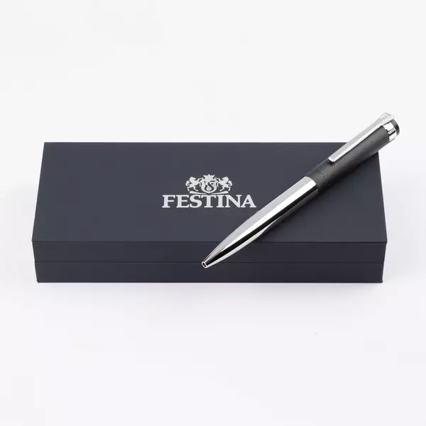Метална химикалка Prestige Chrome Black