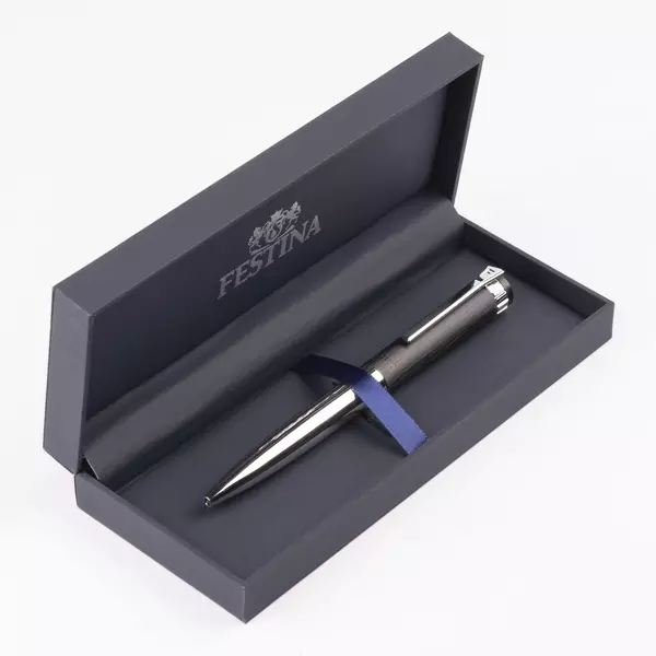 Метална химикалка Prestige Chrome Black