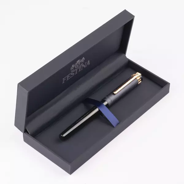Метална писалка Prestige Rose Gold Navy