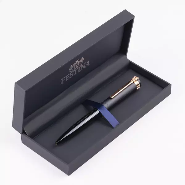 Метална химикалка Prestige Rose Gold Navy