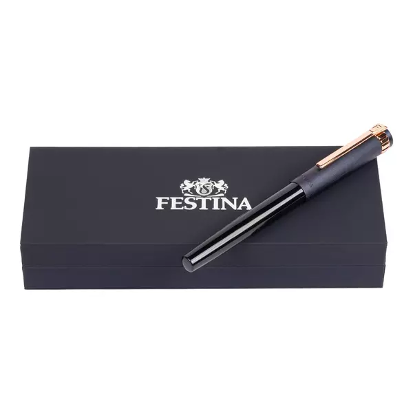 Метален ролер Prestige Rose Gold Navy