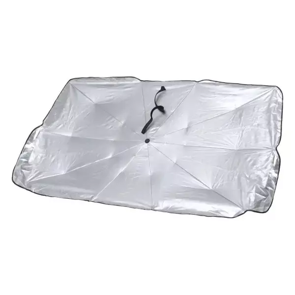 Automatic folding car sunshade