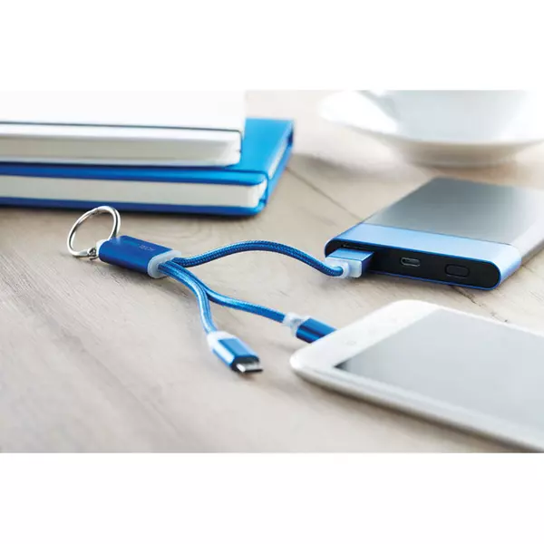 USB кабел за зарядно с ключодържател