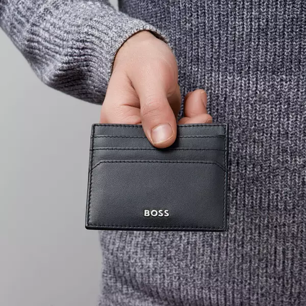 Card holder Classic Smooth Black