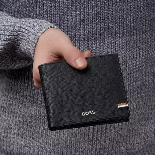 Портфейл с допълнително отделение Iconic Black