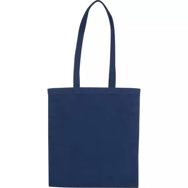 Памучна пазарска чанта с дълги дръжки 140 gr/m².