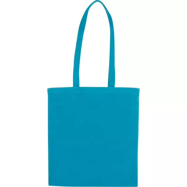 Cotton shopping bag with long handles 140 gr/m².