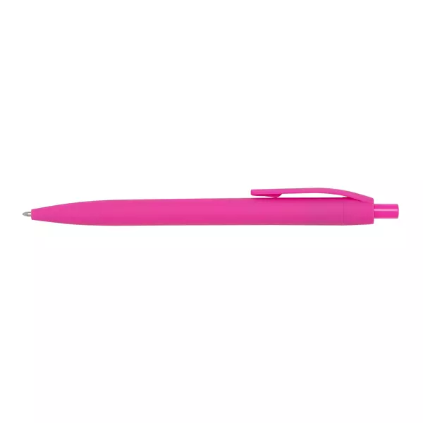 Plastic rubberized ball pen RING