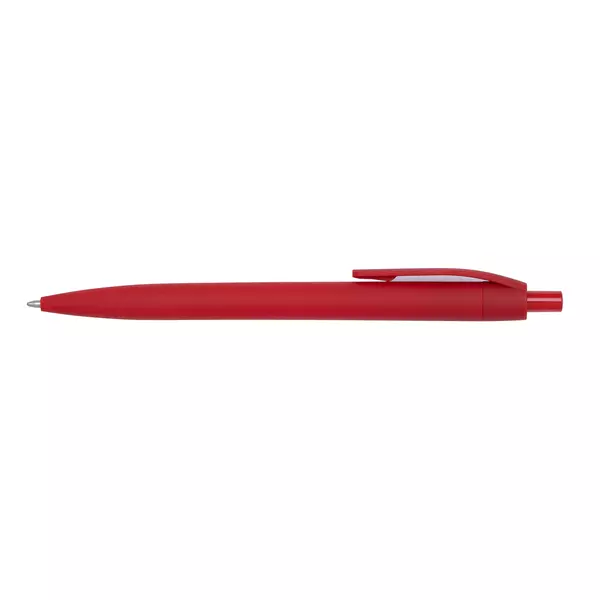 Plastic rubberized ball pen RING