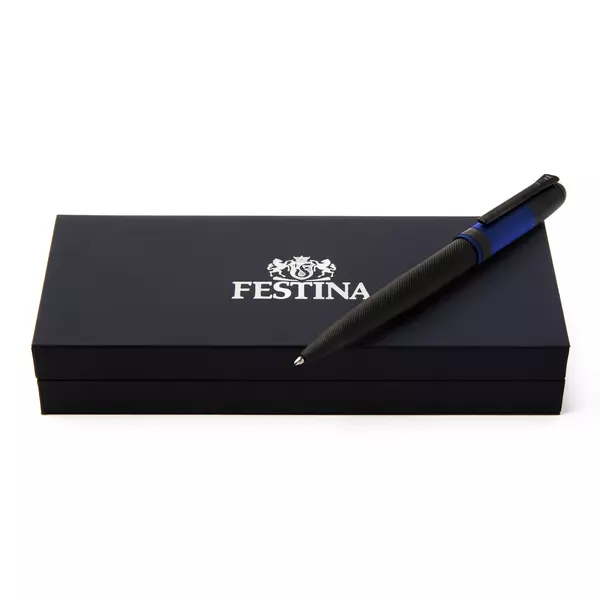 Метална химикалка Classicals Black Edition Blue