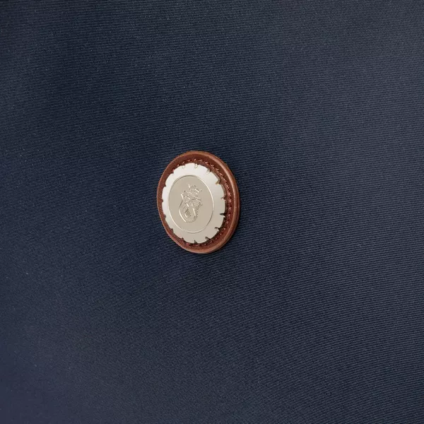 Пътна чанта Button Navy & Brown