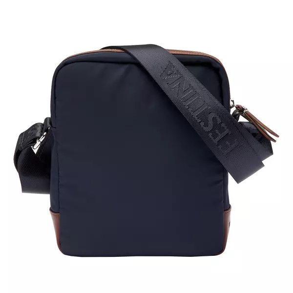 Чанта за през рамо Button Navy & Brown