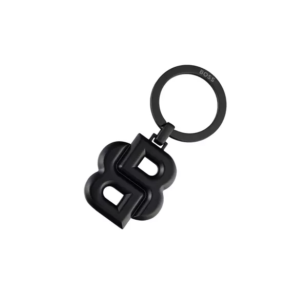 Метален ключодържател Double B Matt Black
