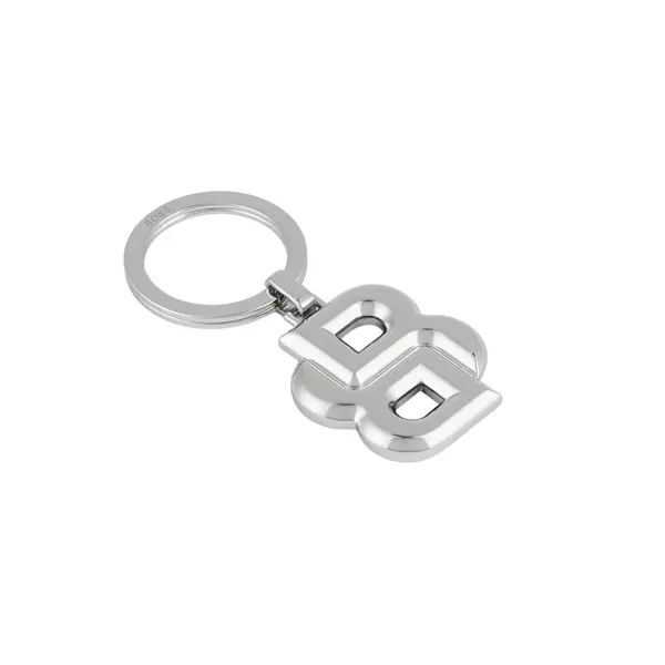 Key ring Double B Shiny Chrome
