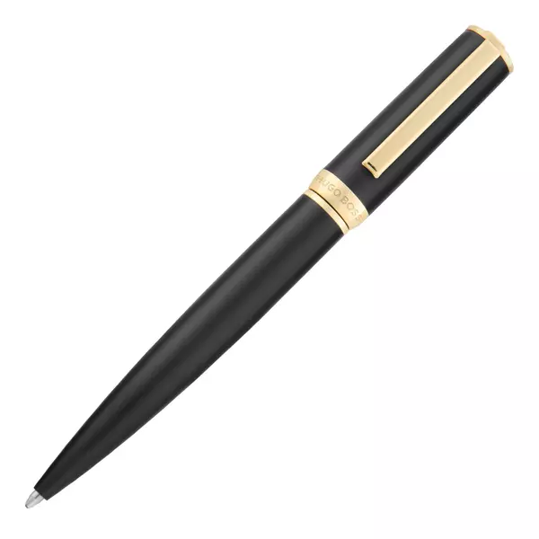 Метална химикалка Arche Double B Black & Gold