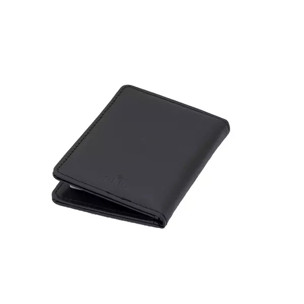 Кожен калъф за карти с RFID защита