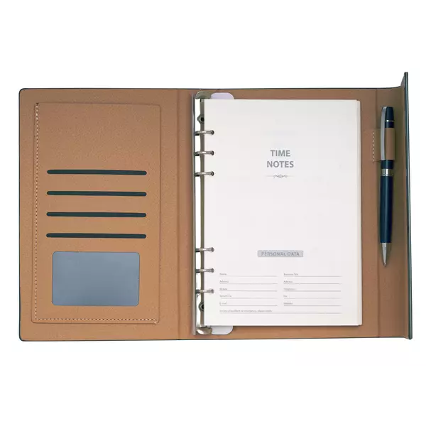 Organizer A5 with spiral and magnetic fastening