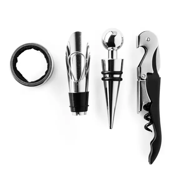 Stainless steel wine set