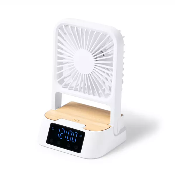 Desktop fan with a wireless charger 15W