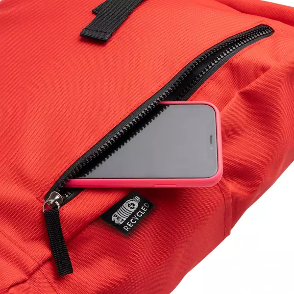 Eco backpack from recycled RPET polyester 20L