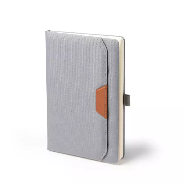 Notebook with hard covers made of recycled eco leather A5