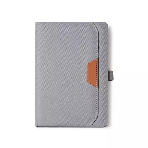 Notebook with hard covers made of recycled eco leather A5