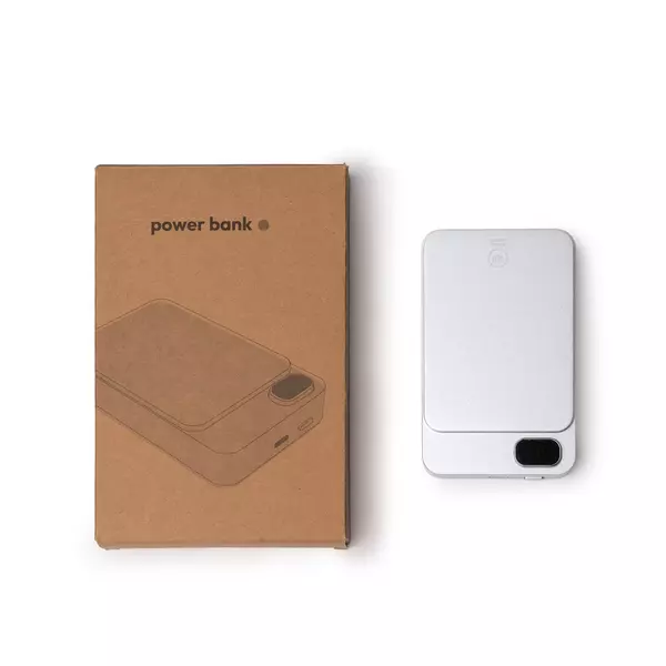 Външна батерия с безжично зареждане и дисплей 10 000 mAh