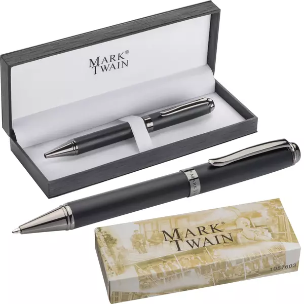 Metal ball pen Mark Twain
