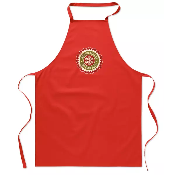 Cooking apron made of cotton