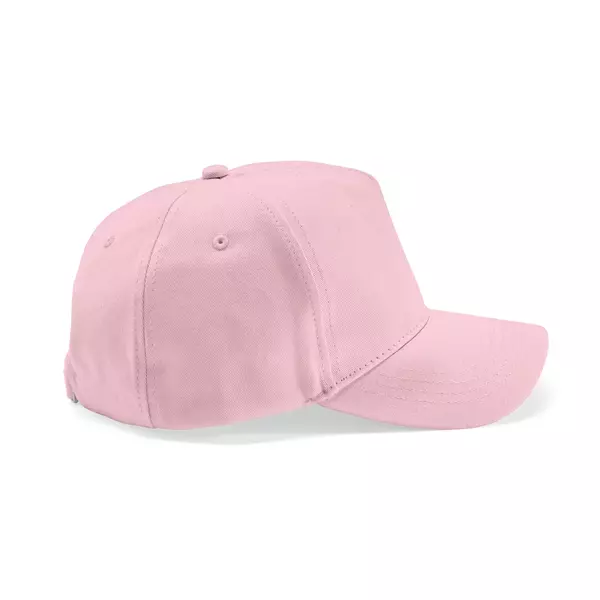 Baseball cap 5 panels with an adjustable metal buckle