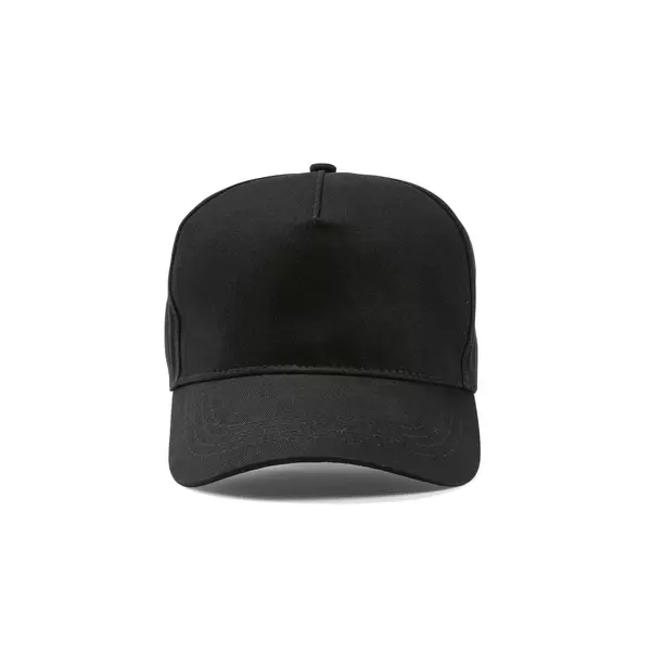 Baseball cap 5 panels with an adjustable metal buckle