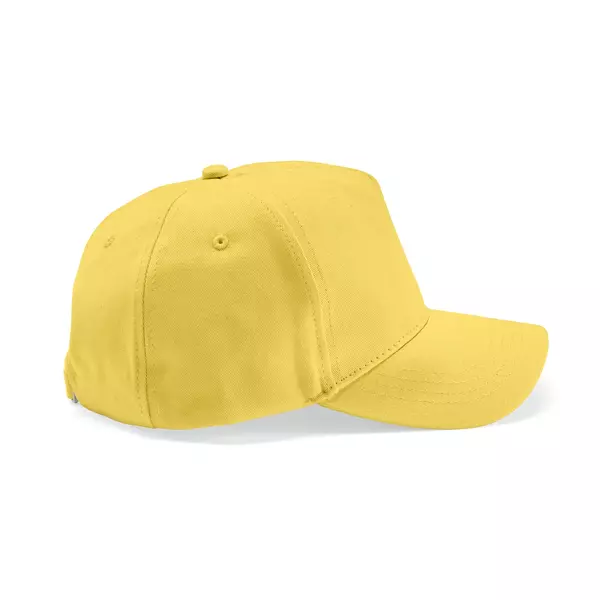 Baseball cap 5 panels with an adjustable metal buckle
