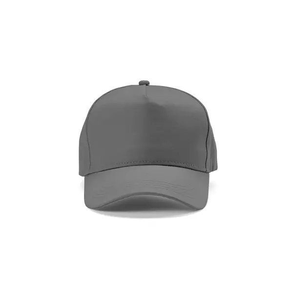 Baseball cap 5 panels with an adjustable metal buckle