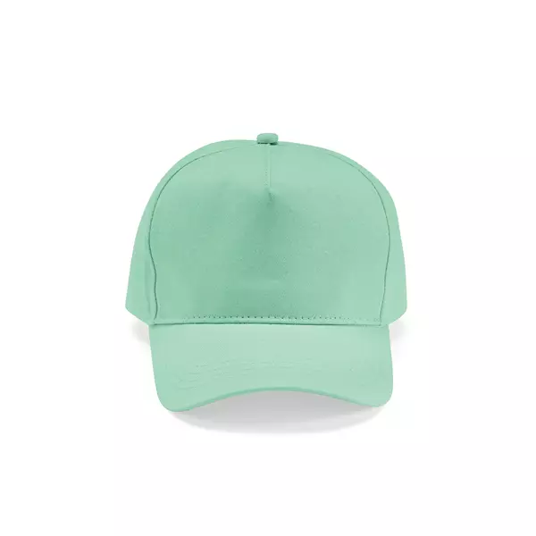 Baseball cap 5 panels with an adjustable metal buckle