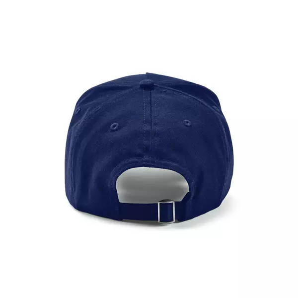 Baseball cap 5 panels with an adjustable metal buckle