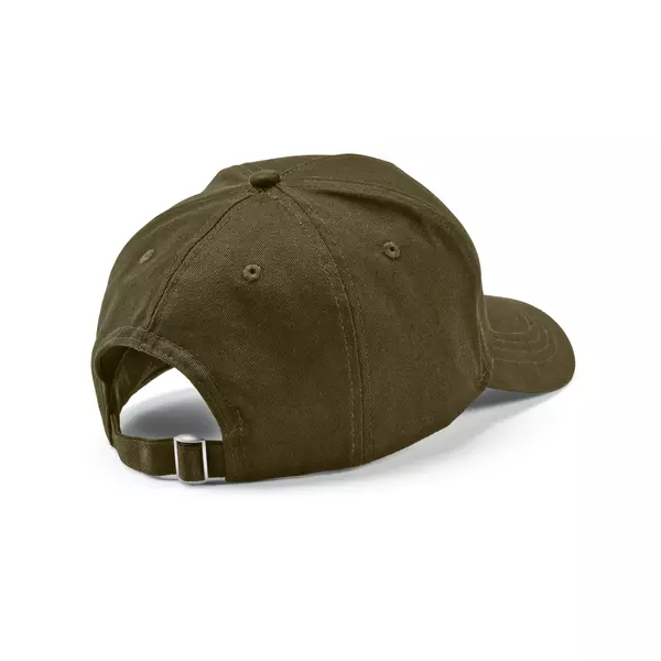 Baseball cap 5 panels with an adjustable metal buckle