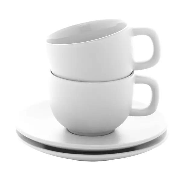 Cappuccino cup set with saucers