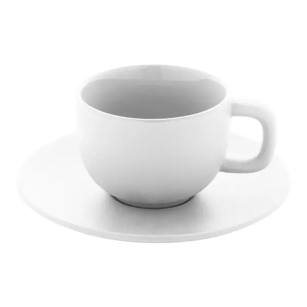 Cappuccino cup set with saucers