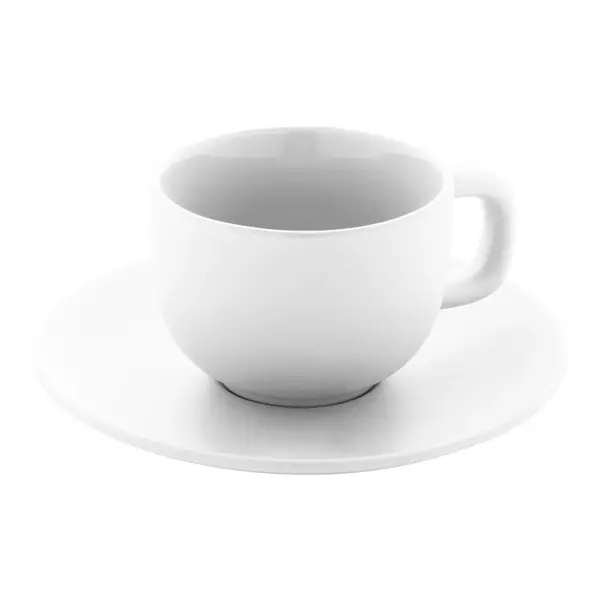 Cappuccino cup set with saucers