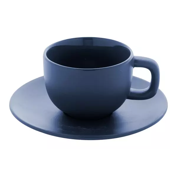 Cappuccino cup set with saucers
