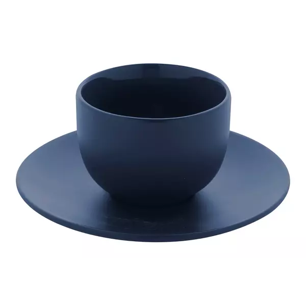 Cappuccino cup set with saucers