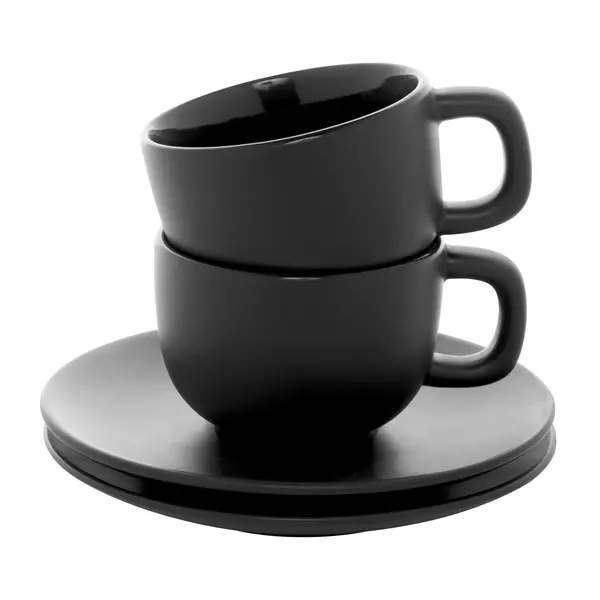 Cappuccino cup set with saucers