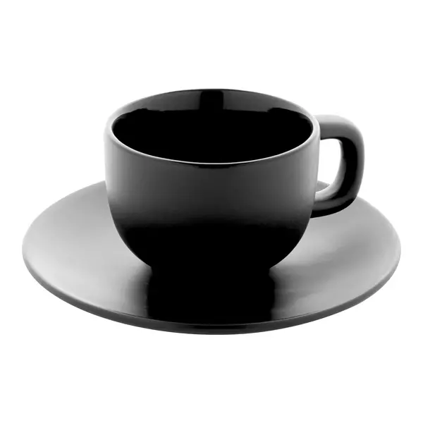 Cappuccino cup set with saucers
